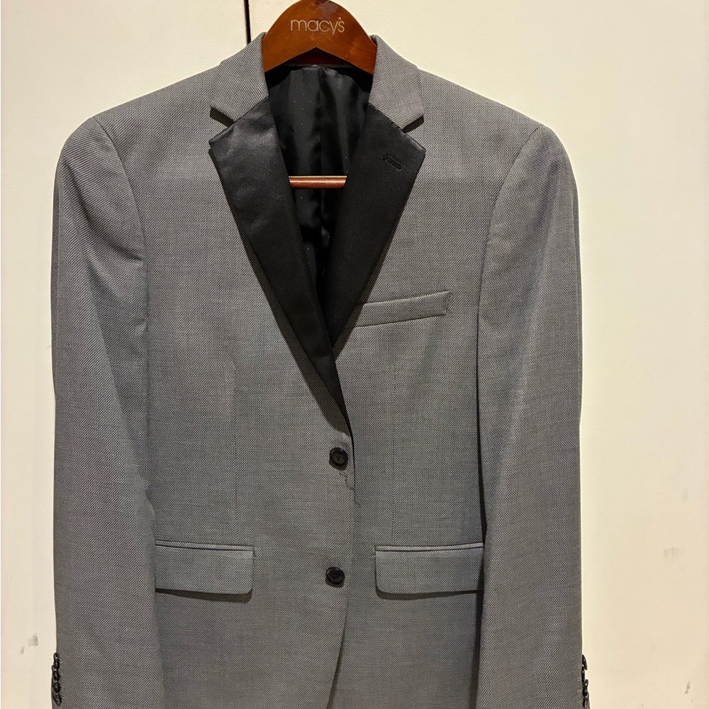 Alfani Gray and Black Tuxedo Classic Formal Wear
